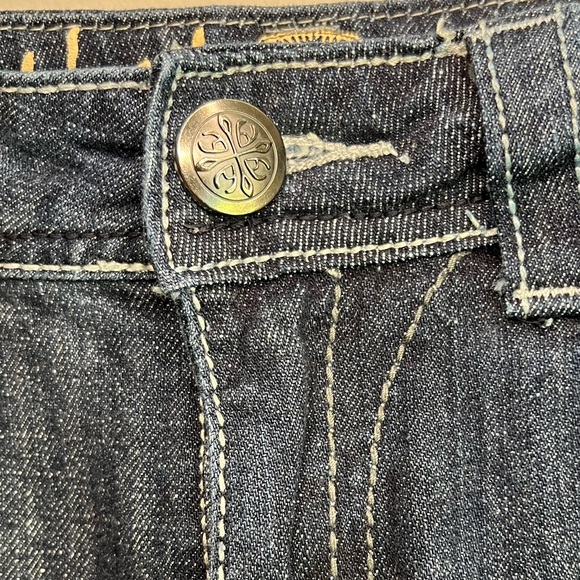 Ethyl Jeans Size 12 Classic Rhinestone Embellished Women’s Denim Jeans - Picture 3 of 13